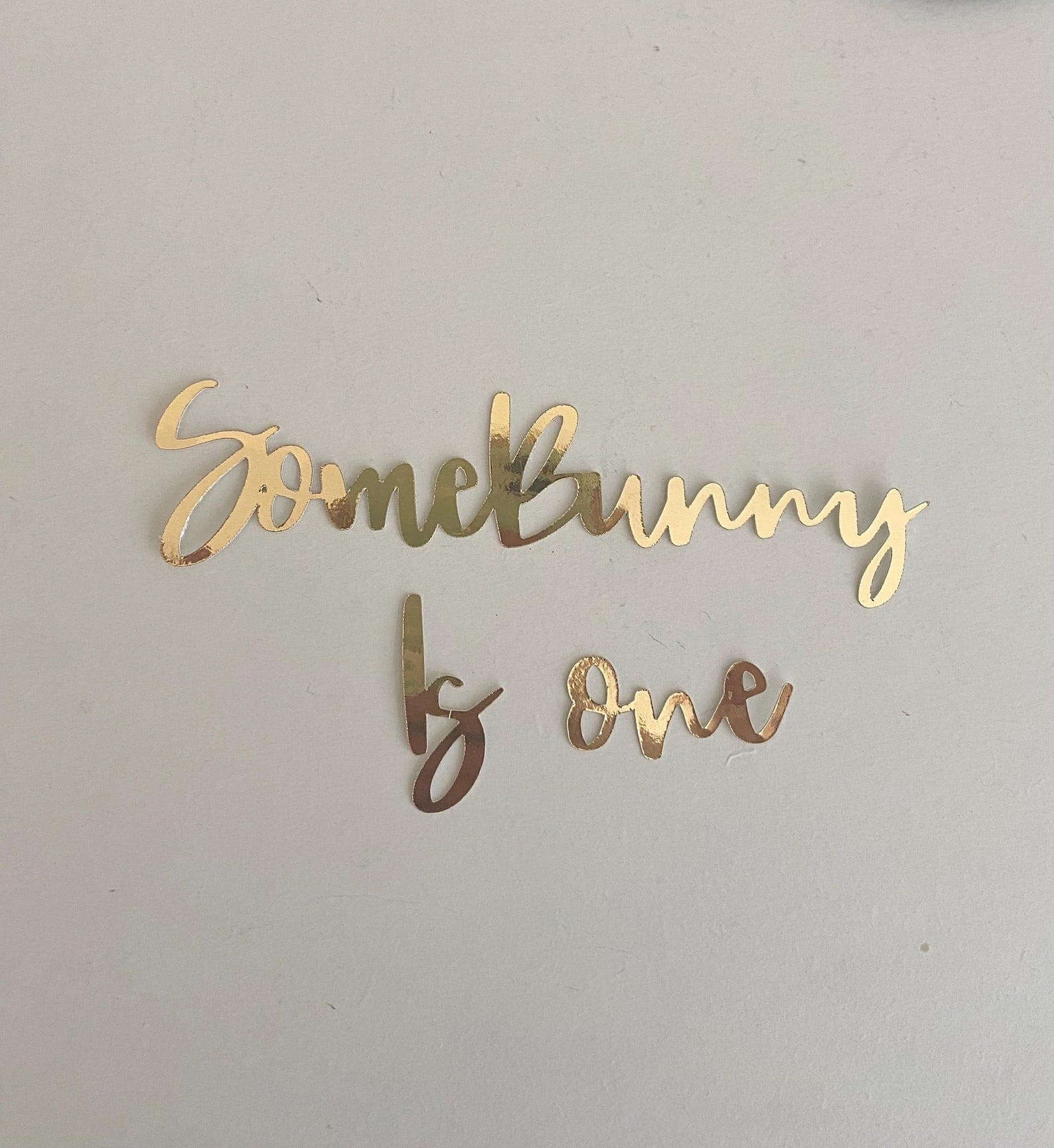 Some Bunny Is One Cake Topper