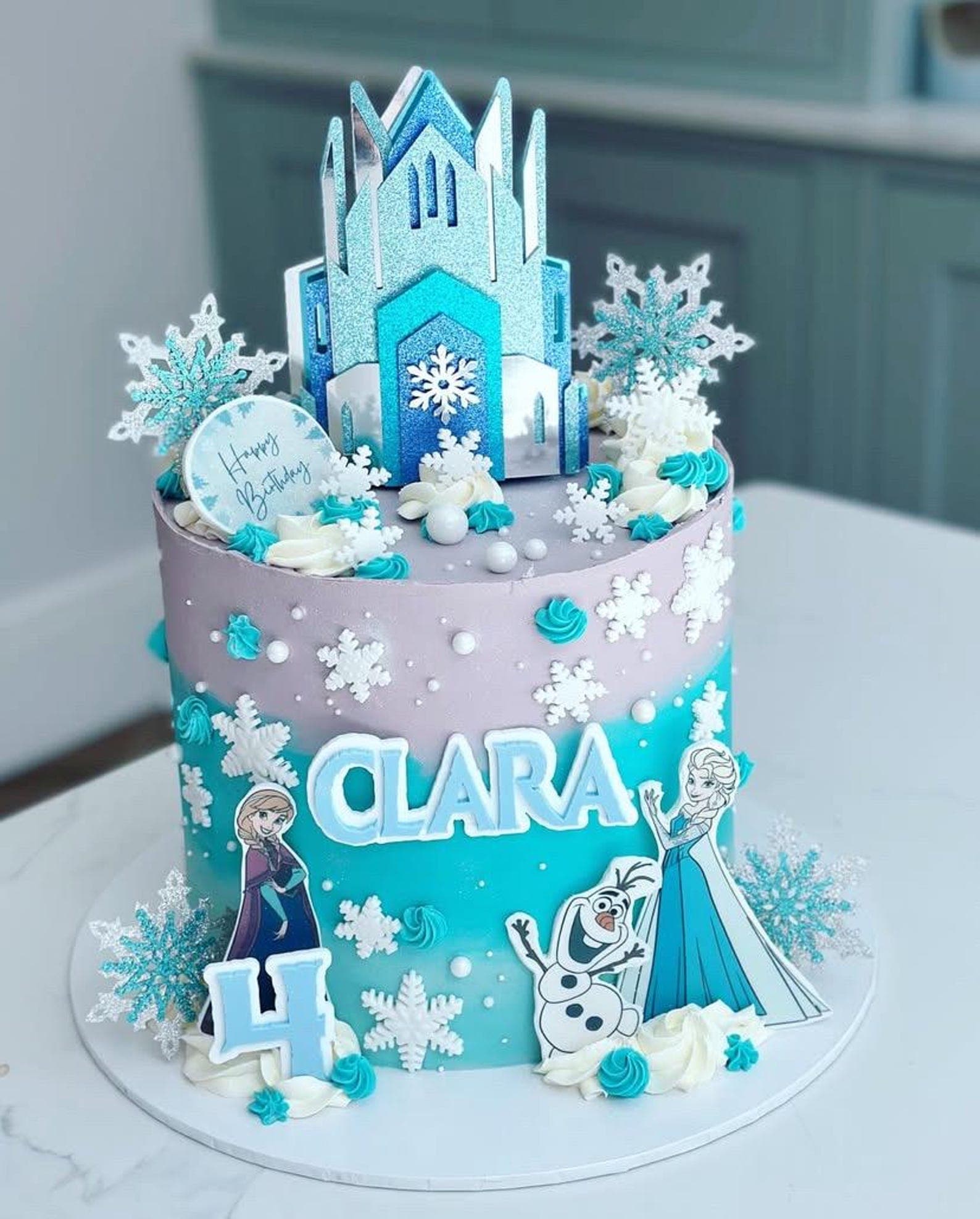 Frozen Castle Cake Topper
