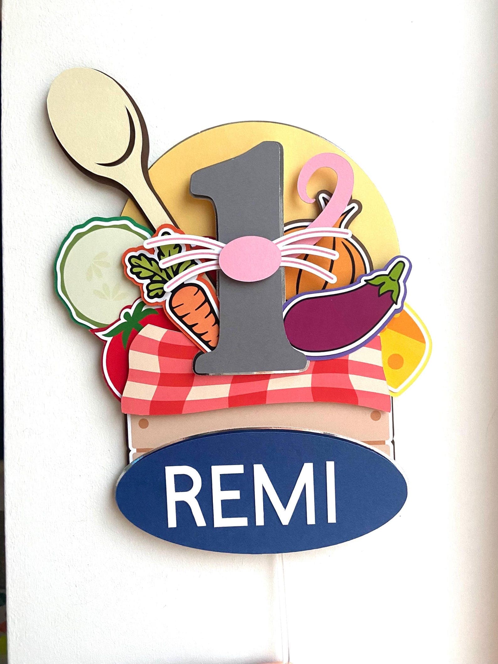 Ratatouille Cake Topper