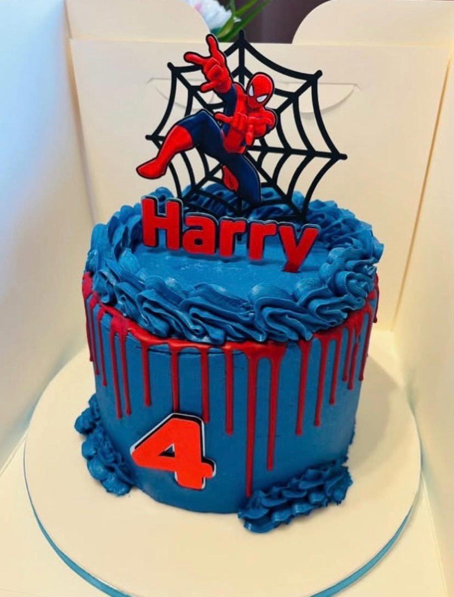 Spider Hero Cake Topper