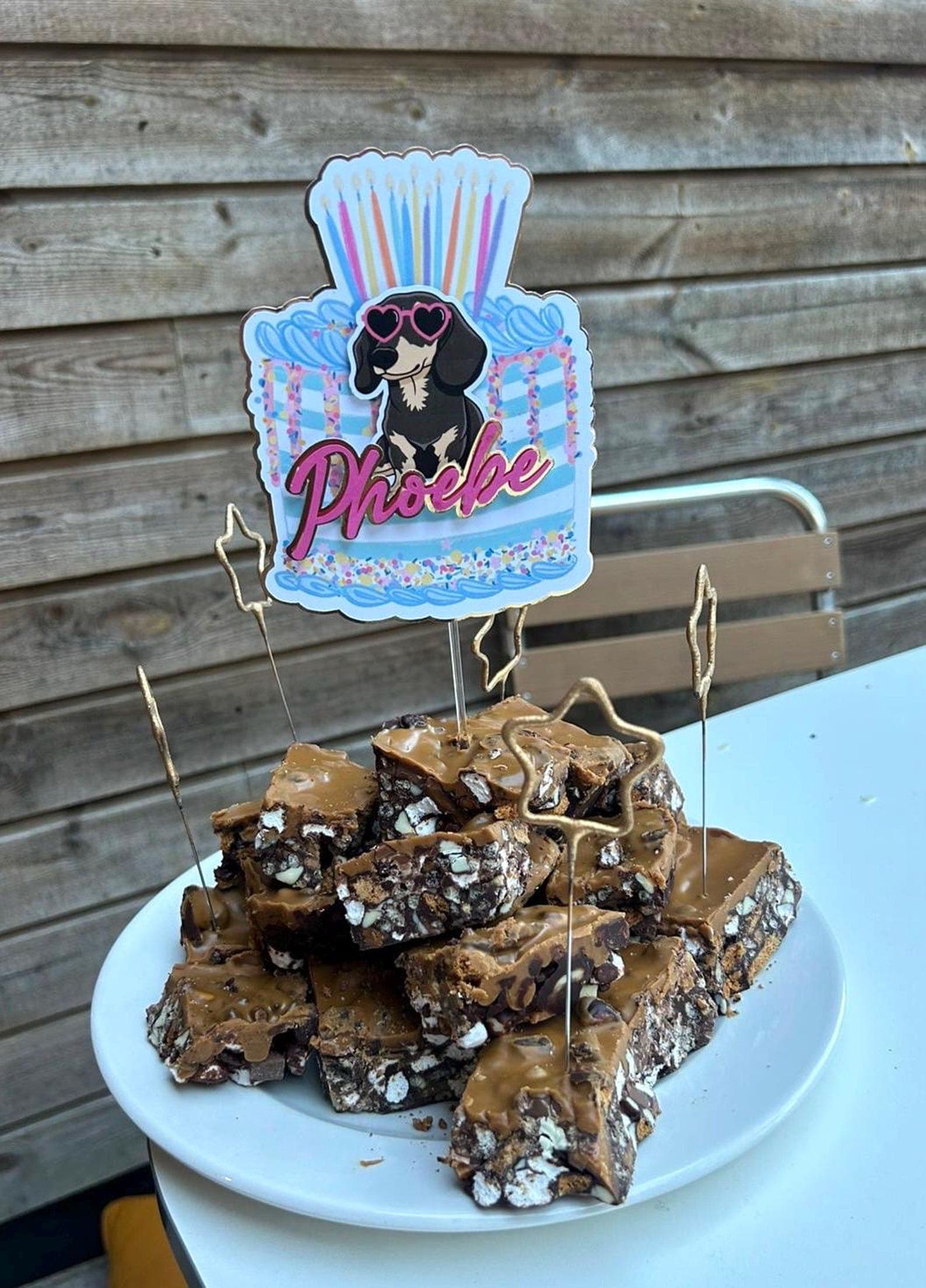 Personalised Dachshund Cake Topper