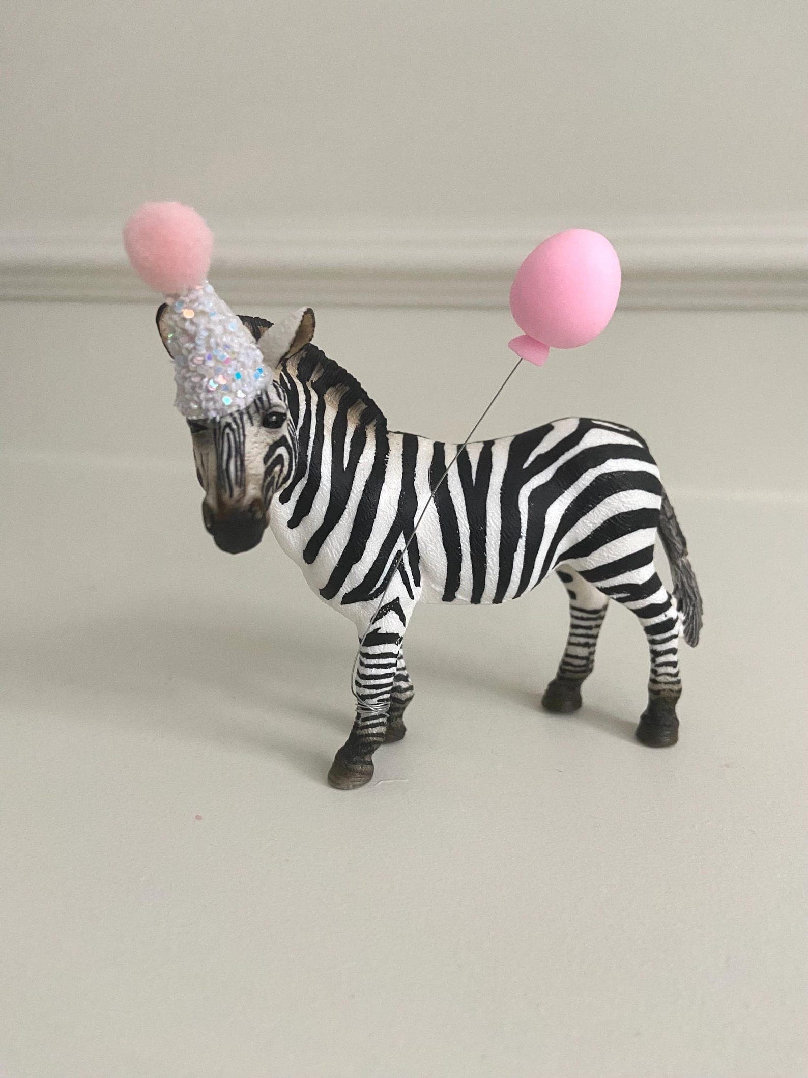 Personalised Zebra Cake Topper