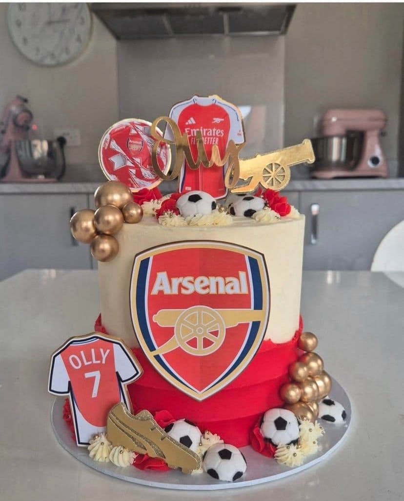 Arsenal Cake Charm/Topper Set